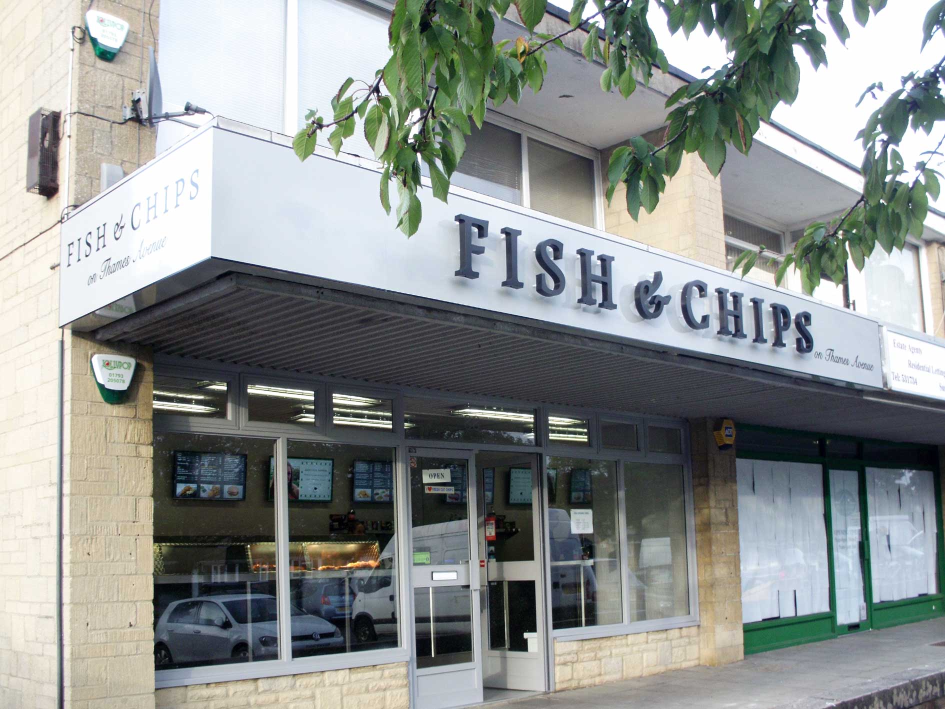 Fish And Chips On Thames Avenue